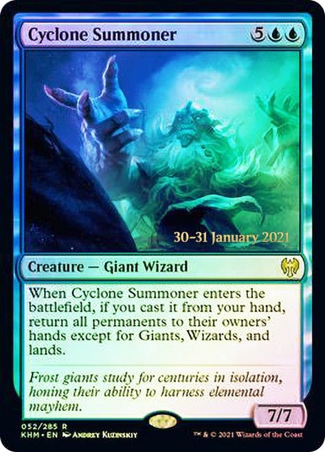 Cyclone Summoner [Kaldheim Prerelease Promos] | Jomio and Rueliete's Cards and Comics
