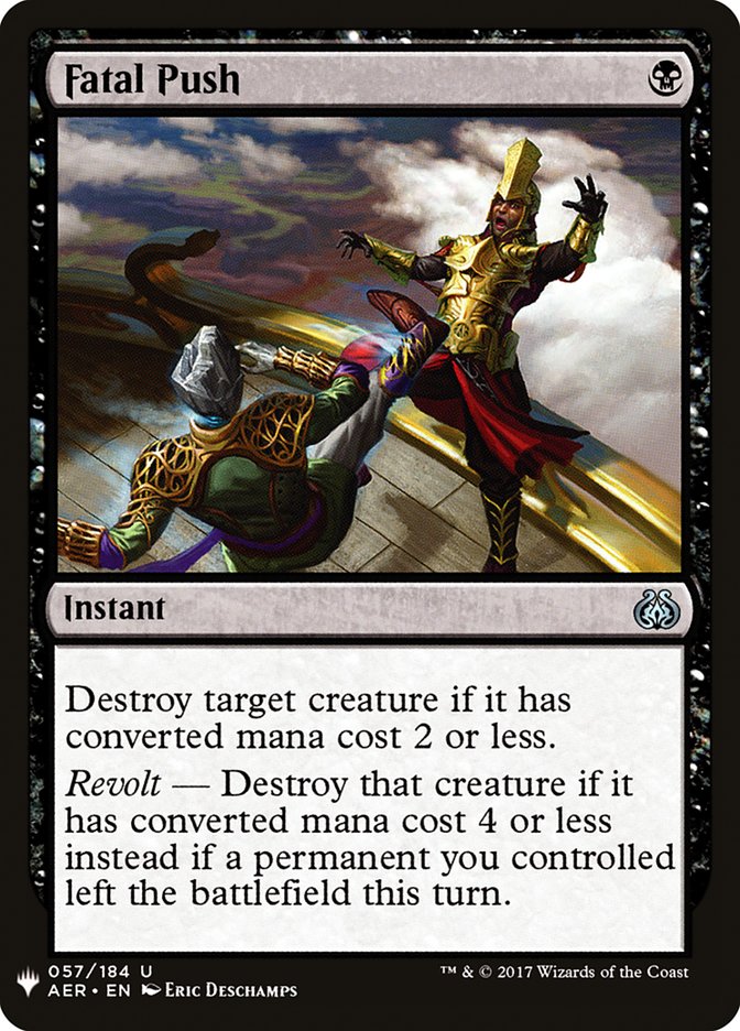 Fatal Push [Mystery Booster] | Jomio and Rueliete's Cards and Comics
