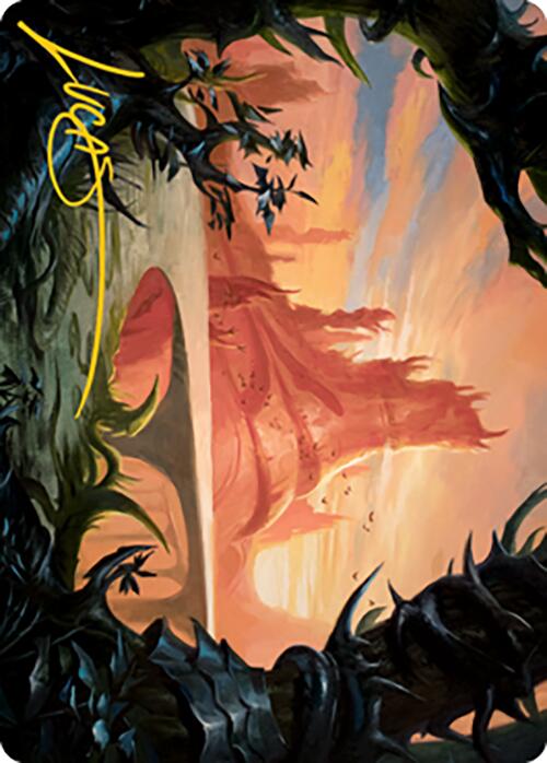 Slagwoods Bridge Art Card (Gold-Stamped Signature) [Modern Horizons 2 Art Series] | Jomio and Rueliete's Cards and Comics