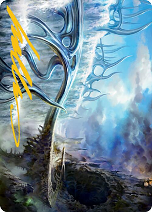 Mistvault Bridge Art Card (Gold-Stamped Signature) [Modern Horizons 2 Art Series] | Jomio and Rueliete's Cards and Comics