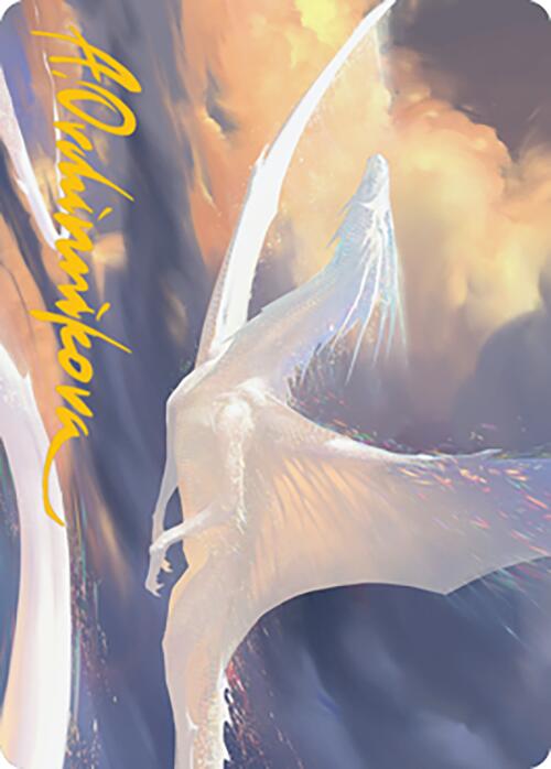 Timeless Dragon Art Card (Gold-Stamped Signature) [Modern Horizons 2 Art Series] | Jomio and Rueliete's Cards and Comics