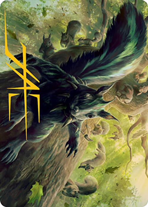 Chatterfang, Squirrel General Art Card (68) (Gold-Stamped Signature) [Modern Horizons 2 Art Series] | Jomio and Rueliete's Cards and Comics