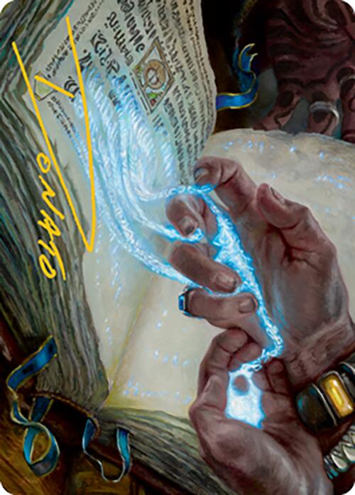 Mystic Redaction Art Card (Gold-Stamped Signature) [Modern Horizons 2 Art Series] | Jomio and Rueliete's Cards and Comics