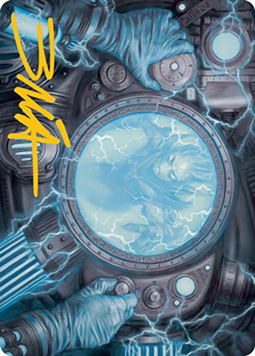 Recalibrate Art Card (Gold-Stamped Signature) [Modern Horizons 2 Art Series] | Jomio and Rueliete's Cards and Comics