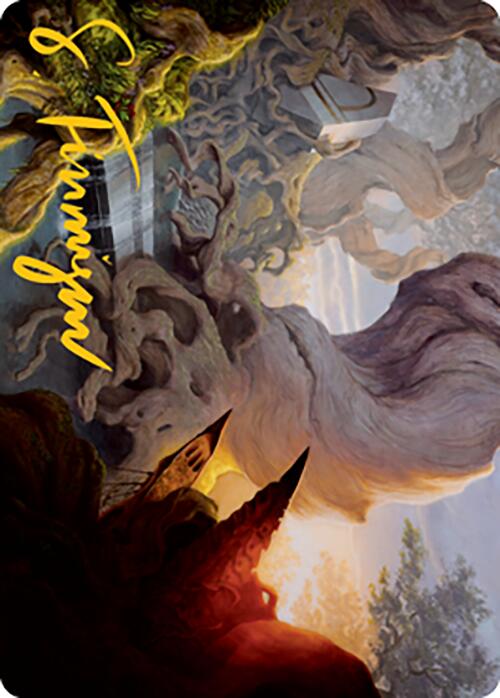 Yavimaya, Cradle of Growth Art Card (Gold-Stamped Signature) [Modern Horizons 2 Art Series] | Jomio and Rueliete's Cards and Comics