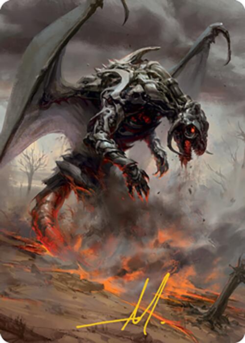 Scion of Draco Art Card (Gold-Stamped Signature) [Modern Horizons 2 Art Series] | Jomio and Rueliete's Cards and Comics