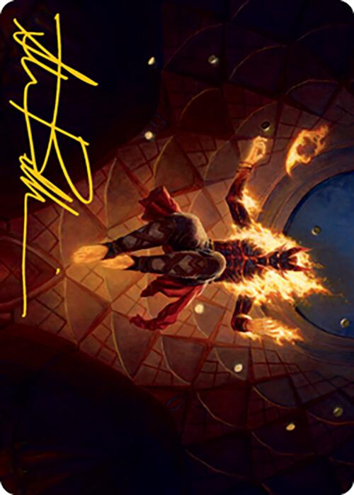 Yusri, Fortune's Flame Art Card (Gold-Stamped Signature) [Modern Horizons 2 Art Series] | Jomio and Rueliete's Cards and Comics