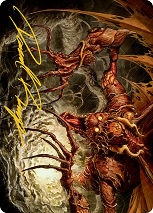 Archfiend of Sorrows Art Card (Gold-Stamped Signature) [Modern Horizons 2 Art Series] | Jomio and Rueliete's Cards and Comics