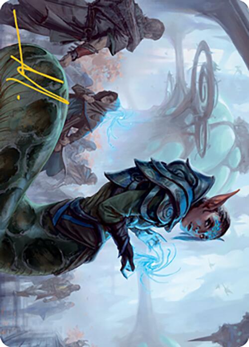 Lonis, Cryptozoologist Art Card (Gold-Stamped Signature) [Modern Horizons 2 Art Series] | Jomio and Rueliete's Cards and Comics