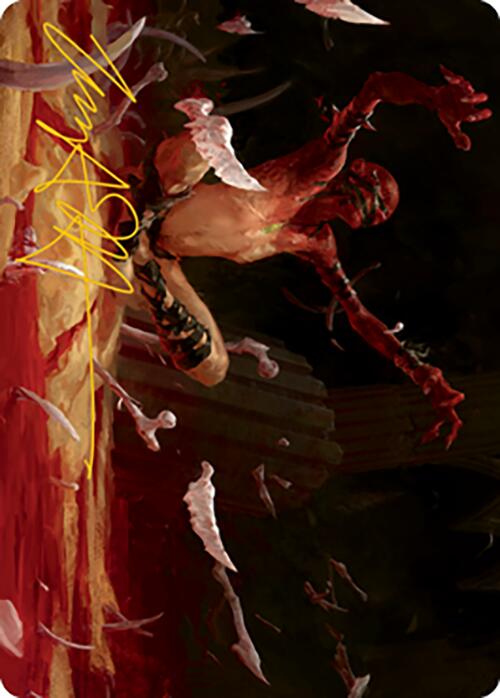 Bone Shards Art Card (Gold-Stamped Signature) [Modern Horizons 2 Art Series] | Jomio and Rueliete's Cards and Comics