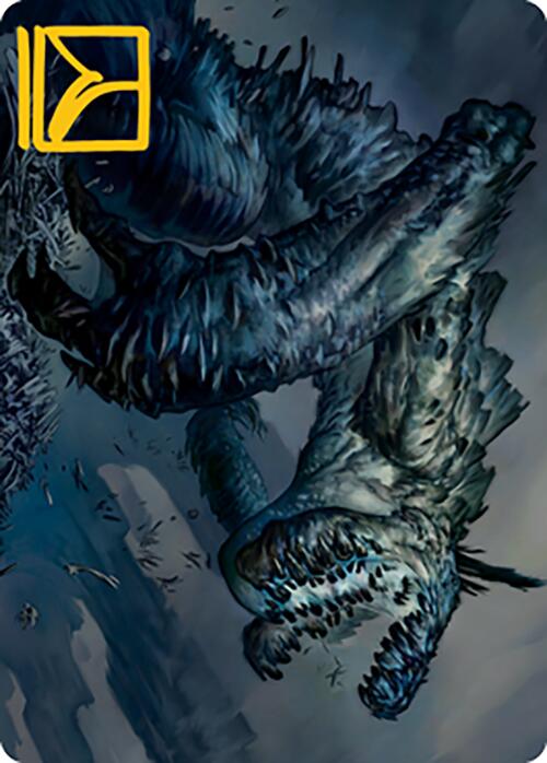 Necrogoyf Art Card (Gold-Stamped Signature) [Modern Horizons 2 Art Series] | Jomio and Rueliete's Cards and Comics
