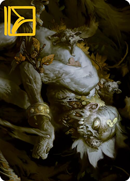 Nested Shambler Art Card (Gold-Stamped Signature) [Modern Horizons 2 Art Series] | Jomio and Rueliete's Cards and Comics