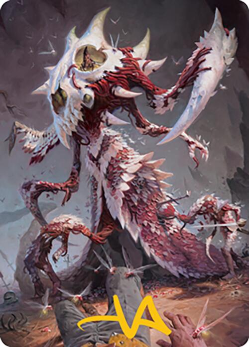 Grist, the Hunger Tide Art Card (56) (Gold-Stamped Signature) [Modern Horizons 2 Art Series] | Jomio and Rueliete's Cards and Comics