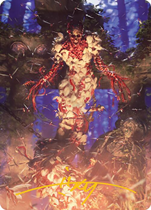 Grist, the Hunger Tide Art Card (55) (Gold-Stamped Signature) [Modern Horizons 2 Art Series] | Jomio and Rueliete's Cards and Comics
