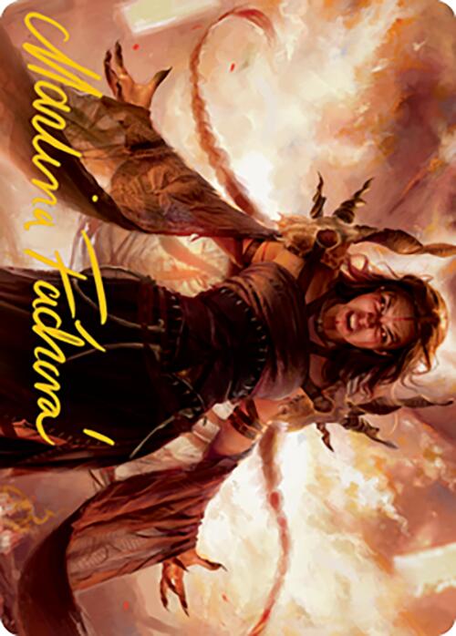 Dragon's Rage Channeler Art Card (Gold-Stamped Signature) [Modern Horizons 2 Art Series] | Jomio and Rueliete's Cards and Comics