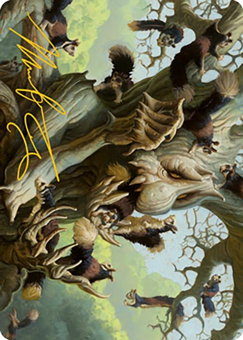 Scurry Oak Art Card (Gold-Stamped Signature) [Modern Horizons 2 Art Series] | Jomio and Rueliete's Cards and Comics