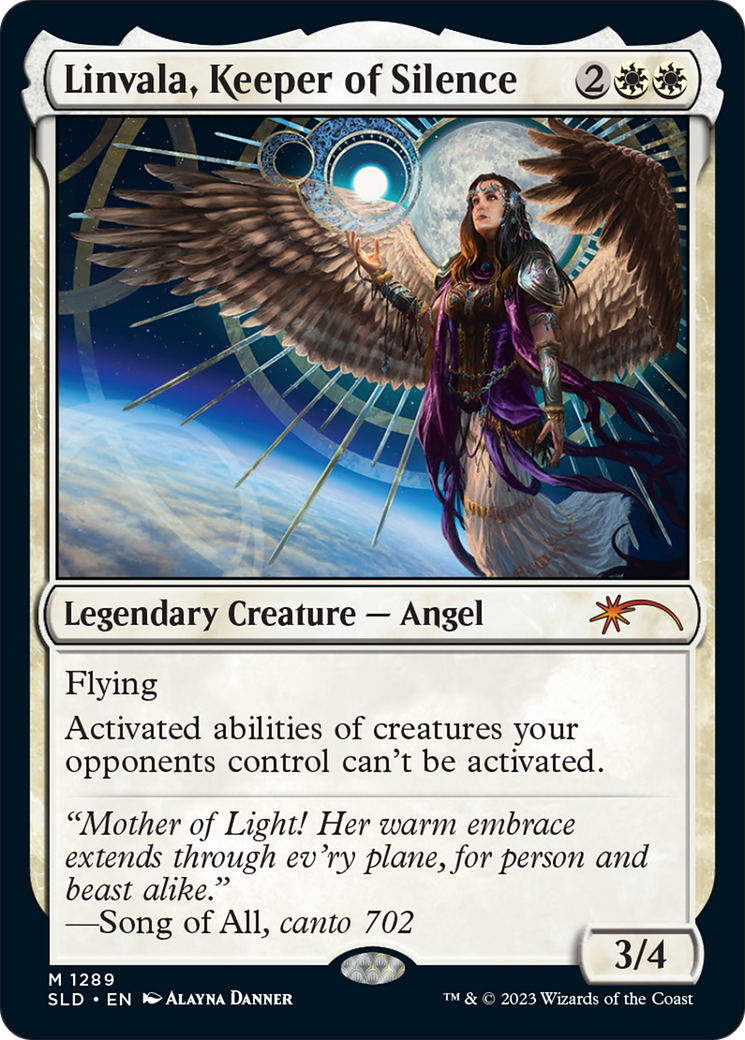 Linvala, Keeper of Silence [Secret Lair Drop Series] | Jomio and Rueliete's Cards and Comics