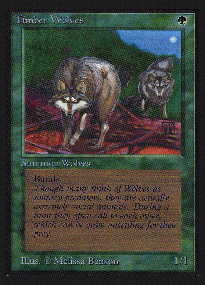 Timber Wolves [International Collectors' Edition] | Jomio and Rueliete's Cards and Comics