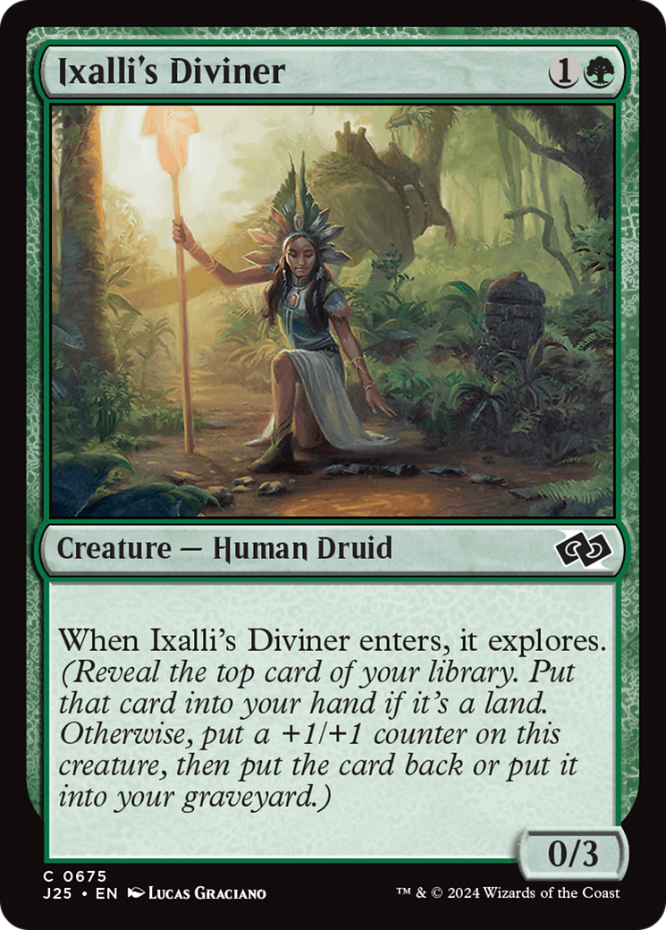 Ixalli's Diviner [Foundations Jumpstart] | Jomio and Rueliete's Cards and Comics