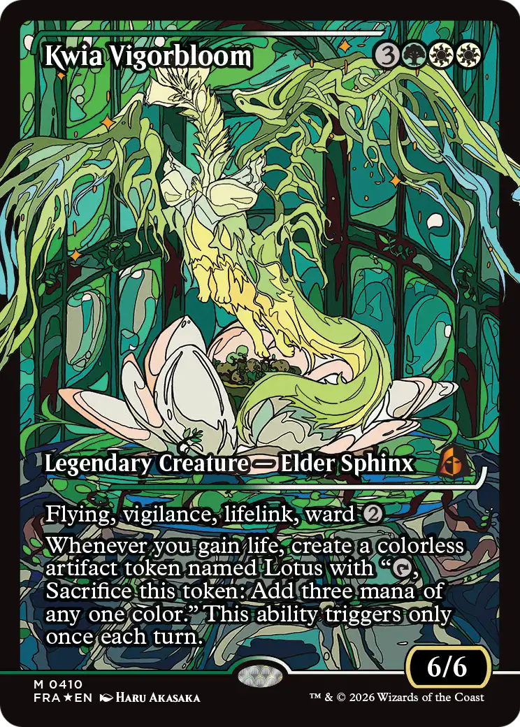 Kwia Vigorbloom (Showcase) (0410) [Reality Fracture] | Jomio and Rueliete's Cards and Comics