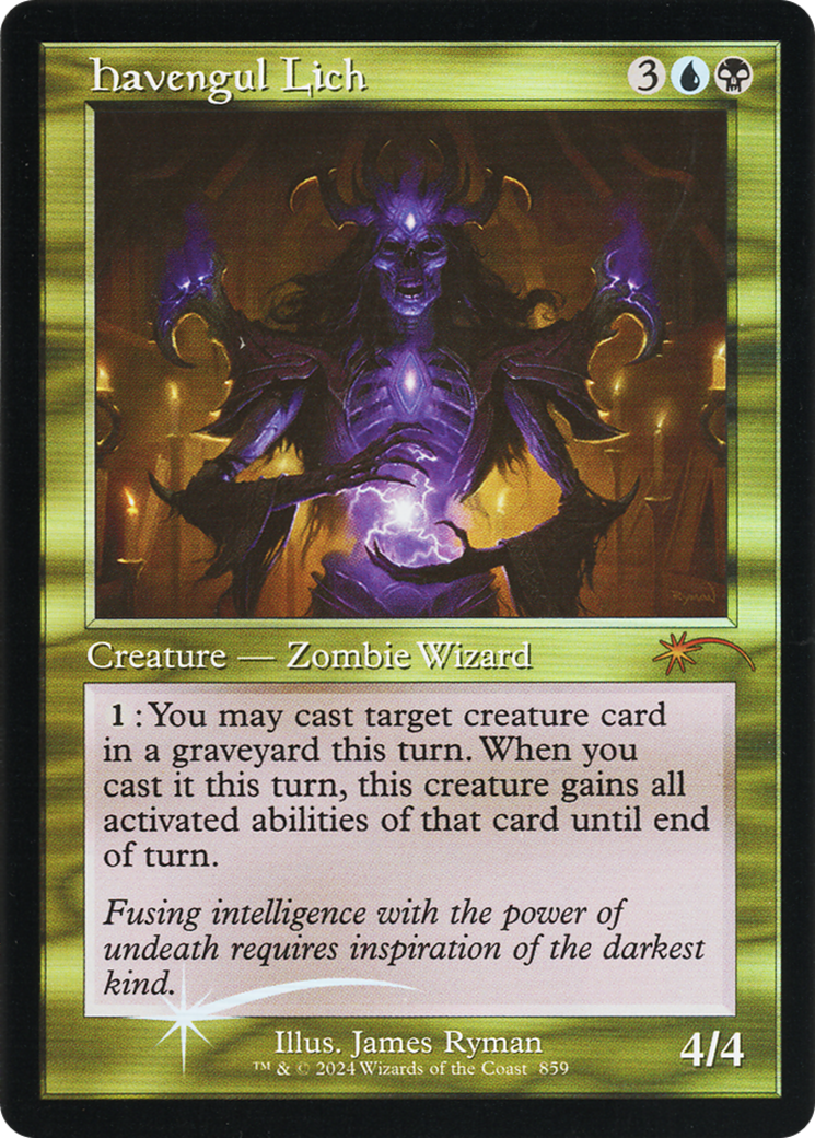 Havengul Lich (Retro Frame) [Secret Lair Drop Series] | Jomio and Rueliete's Cards and Comics