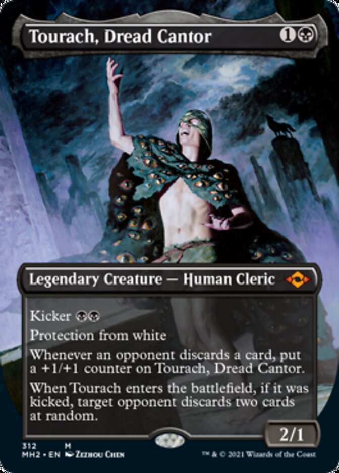 Tourach, Dread Cantor (Borderless Alternate Art) [Modern Horizons 2] | Jomio and Rueliete's Cards and Comics