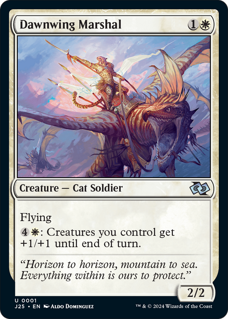 Dawnwing Marshal [Foundations Jumpstart] | Jomio and Rueliete's Cards and Comics