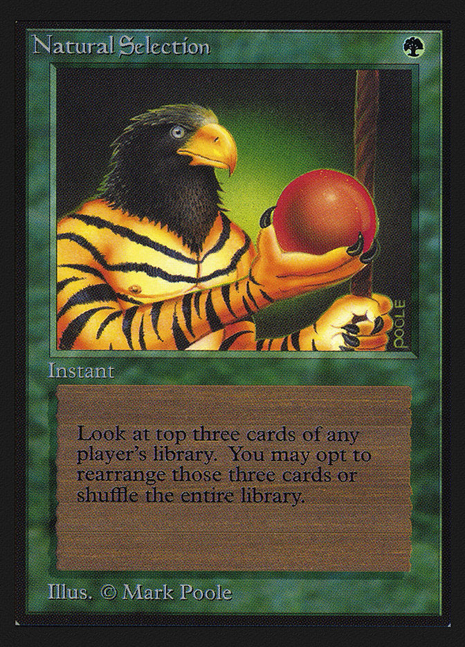 Natural Selection [International Collectors' Edition] | Jomio and Rueliete's Cards and Comics