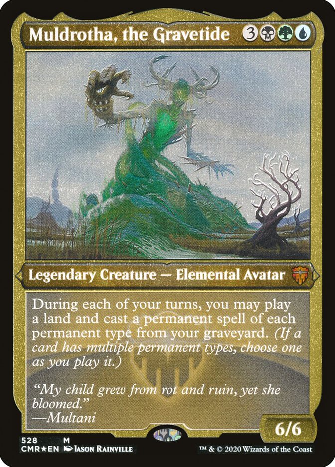 Muldrotha, the Gravetide (Etched) [Commander Legends] | Jomio and Rueliete's Cards and Comics