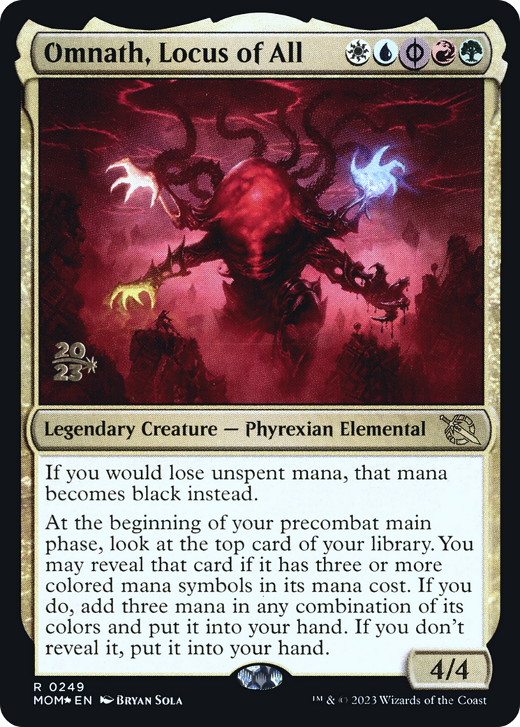 Omnath, Locus of All [March of the Machine Prerelease Promos] | Jomio and Rueliete's Cards and Comics