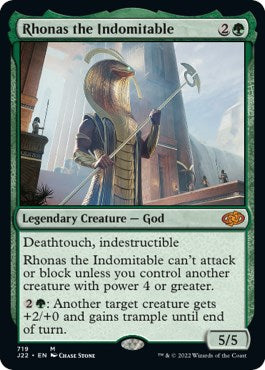 Rhonas the Indomitable [Jumpstart 2022] | Jomio and Rueliete's Cards and Comics