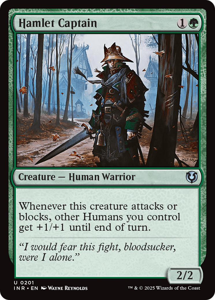 Hamlet Captain [Innistrad Remastered] | Jomio and Rueliete's Cards and Comics