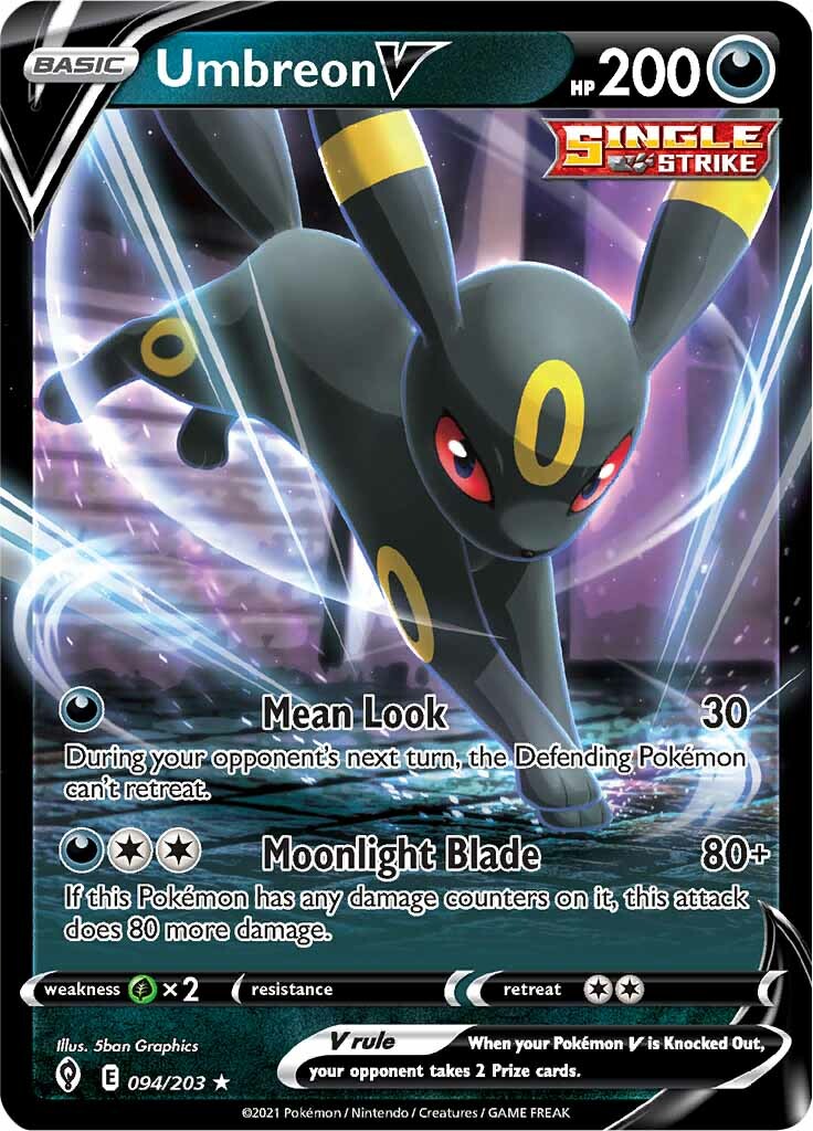 Umbreon V (094/203) [Sword & Shield: Evolving Skies] | Jomio and Rueliete's Cards and Comics