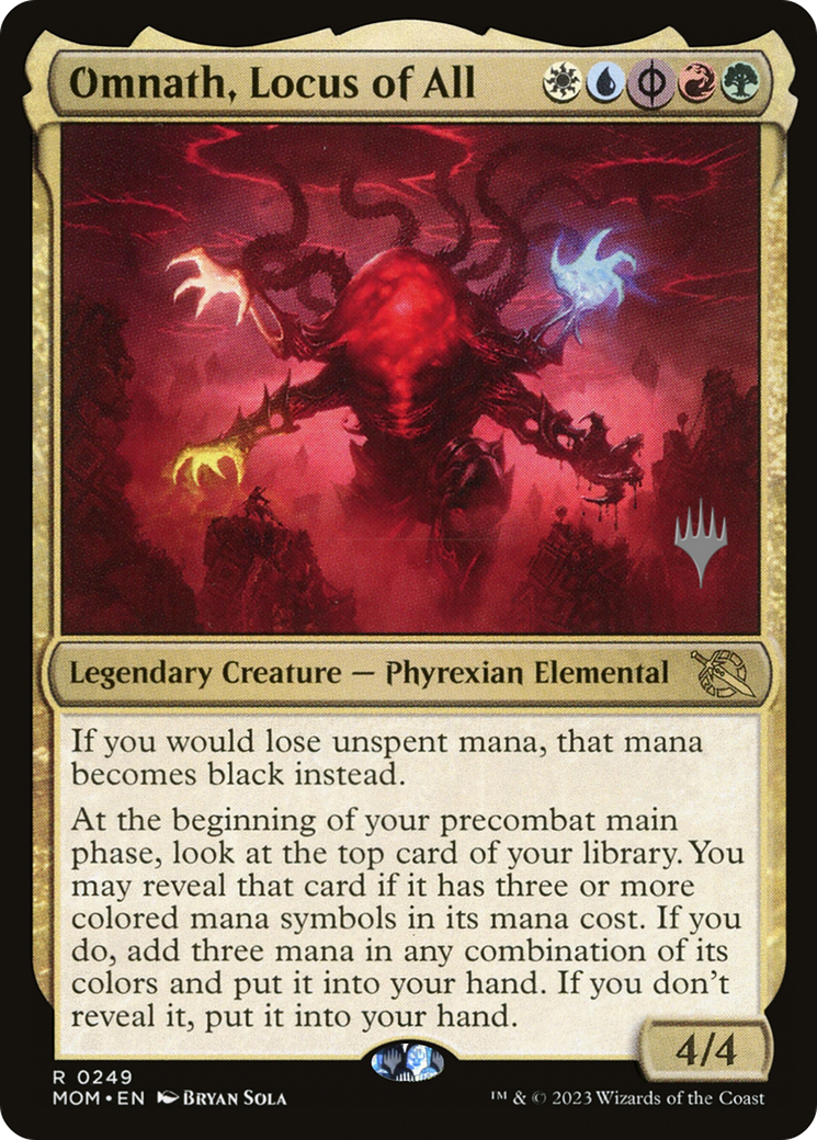 Omnath, Locus of All (Promo Pack) [March of the Machine Promos] | Jomio and Rueliete's Cards and Comics