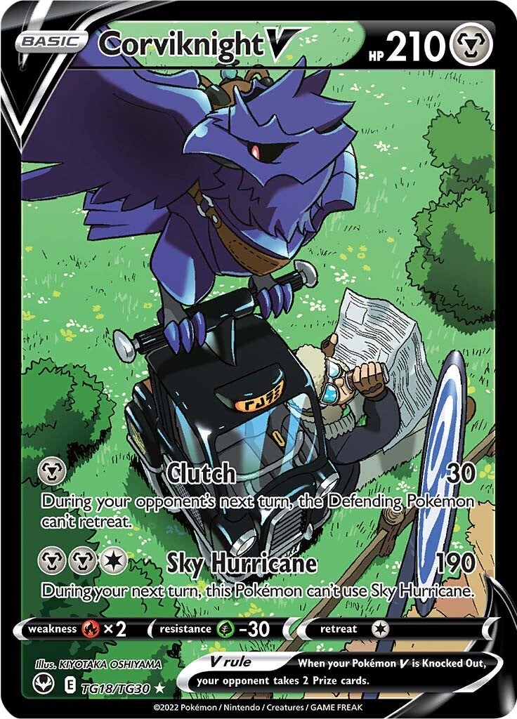 Corviknight V (TG18/TG30) [Sword & Shield: Silver Tempest] | Jomio and Rueliete's Cards and Comics