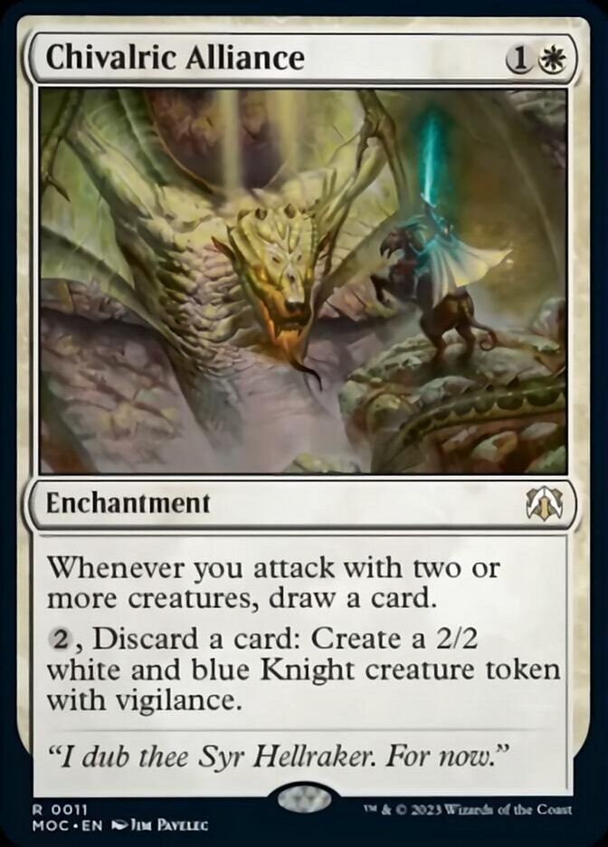 Chivalric Alliance [March of the Machine Commander] | Jomio and Rueliete's Cards and Comics