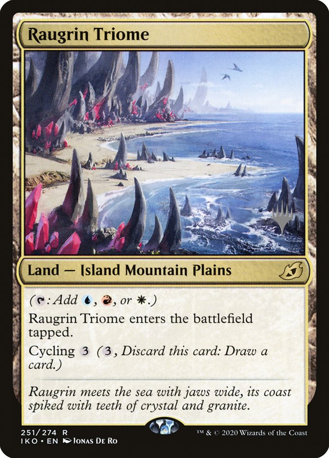 Raugrin Triome (Promo Pack) [Ikoria: Lair of Behemoths Promos] | Jomio and Rueliete's Cards and Comics