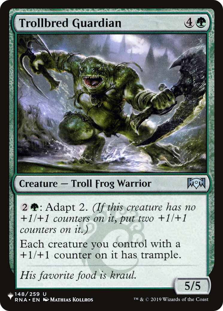 Trollbred Guardian [The List] | Jomio and Rueliete's Cards and Comics