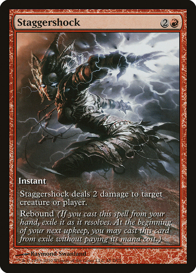 Staggershock (Game Day) (Extended Art) [Rise of the Eldrazi Promos] | Jomio and Rueliete's Cards and Comics