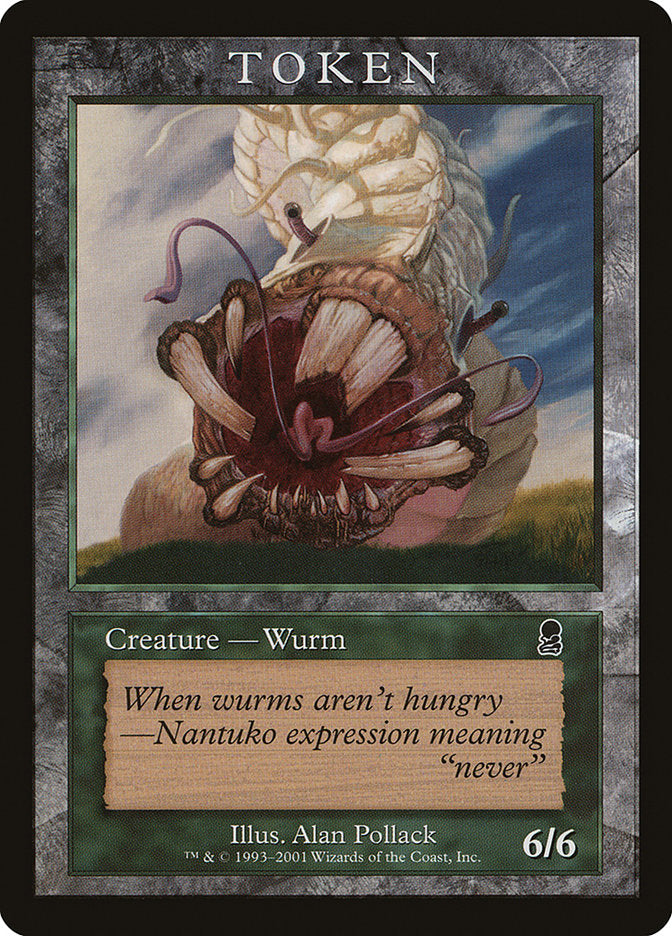 Wurm Token [Magic Player Rewards 2002] | Jomio and Rueliete's Cards and Comics