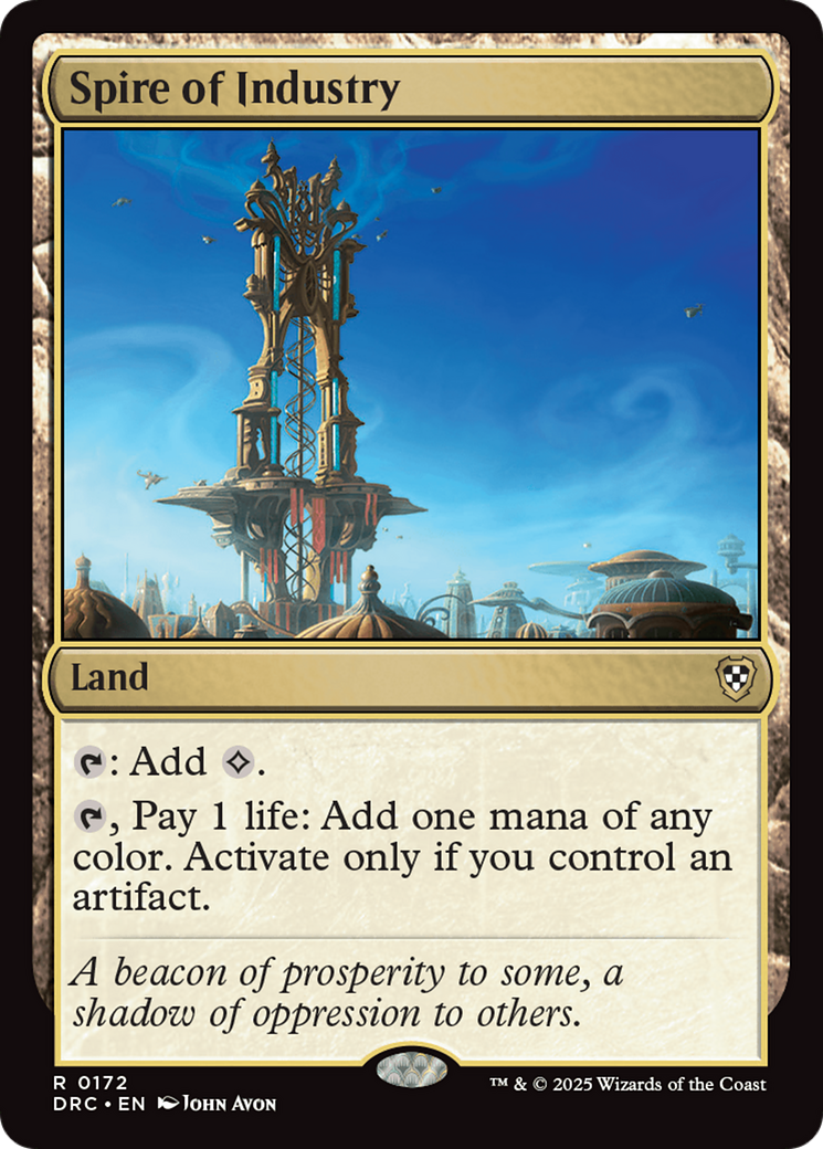 Spire of Industry [Aetherdrift Commander] | Jomio and Rueliete's Cards and Comics