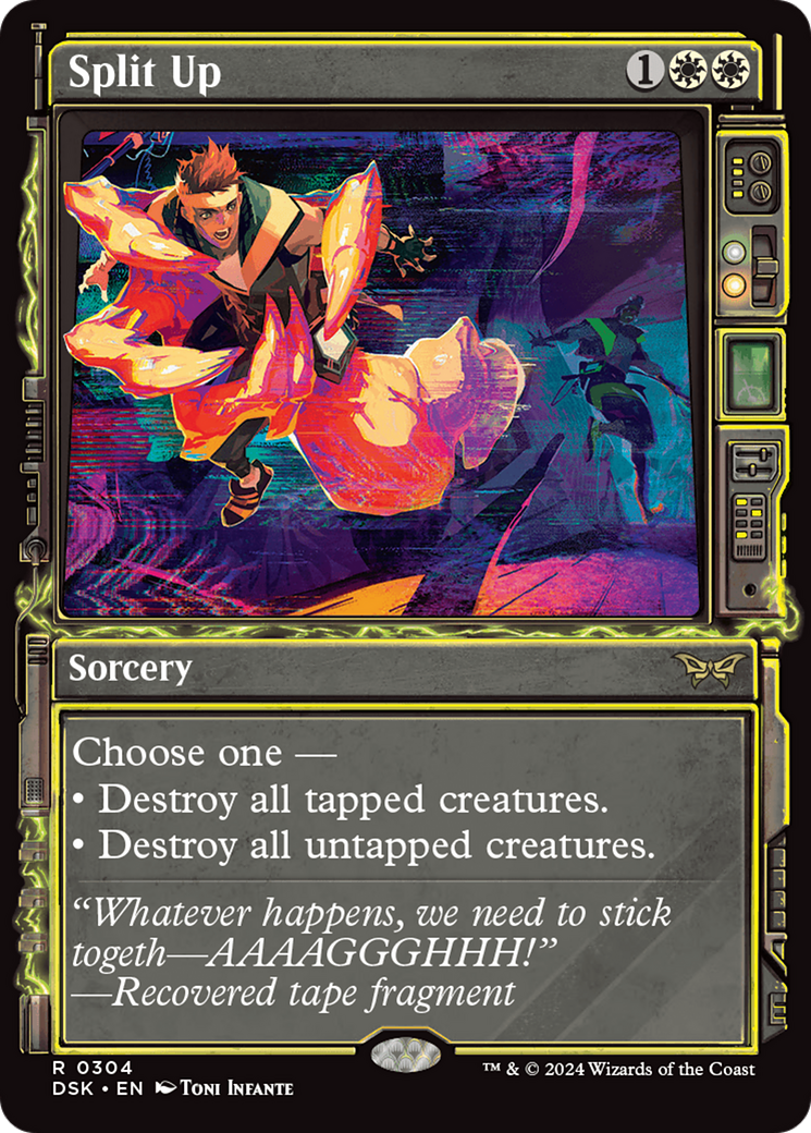 Split Up (Showcase) [Duskmourn: House of Horror] | Jomio and Rueliete's Cards and Comics