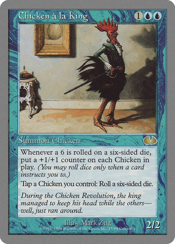 Chicken a la King [Unglued] | Jomio and Rueliete's Cards and Comics