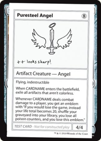 Puresteel Angel (2021 Edition) [Mystery Booster Playtest Cards] | Jomio and Rueliete's Cards and Comics