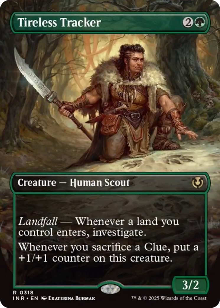 Tireless Tracker (Borderless) [Innistrad Remastered] | Jomio and Rueliete's Cards and Comics