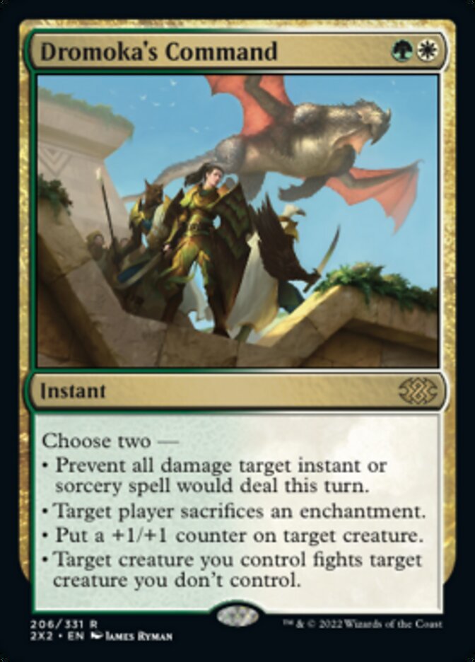 Dromoka's Command [Double Masters 2022] | Jomio and Rueliete's Cards and Comics