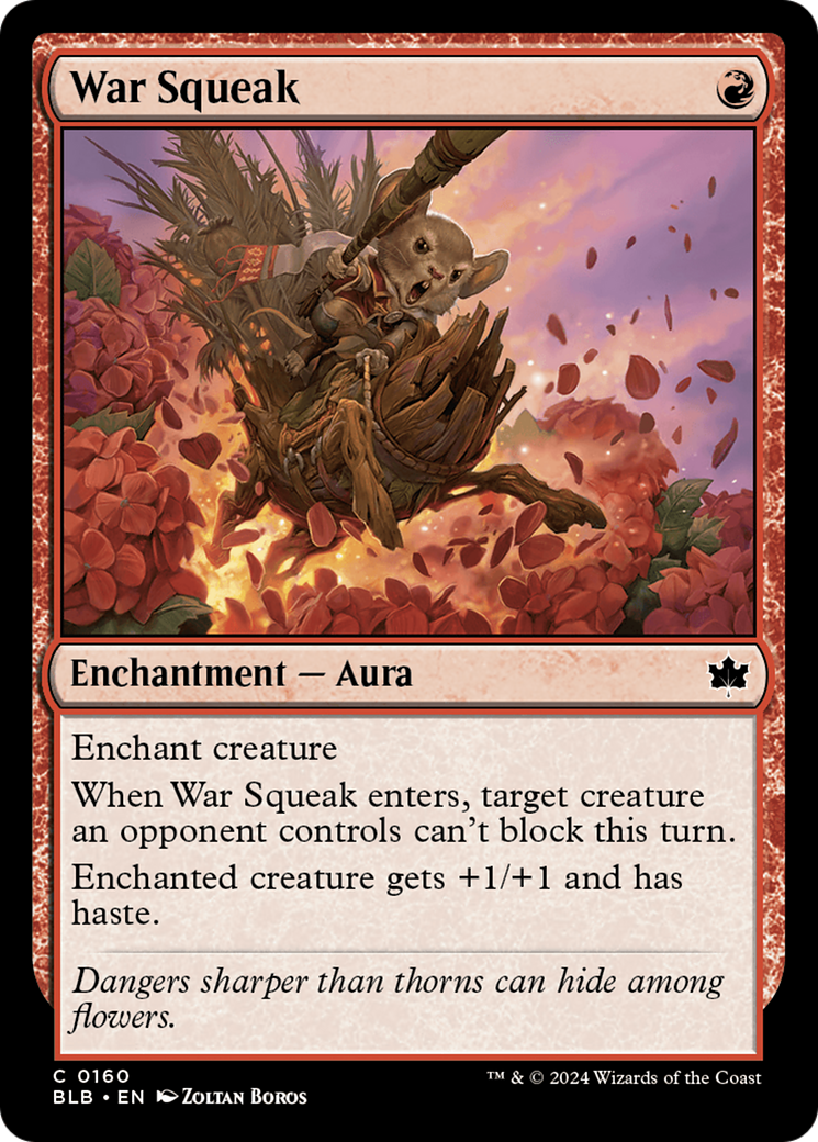 War Squeak [Bloomburrow] | Jomio and Rueliete's Cards and Comics