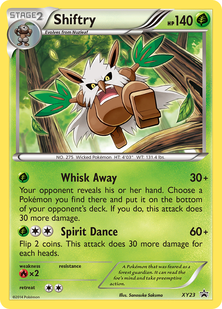 Shiftry (XY23) [XY: Black Star Promos] | Jomio and Rueliete's Cards and Comics