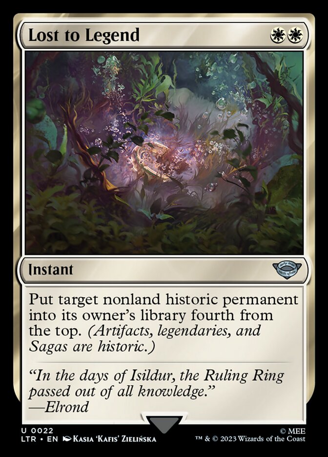 Lost to Legend [The Lord of the Rings: Tales of Middle-Earth] | Jomio and Rueliete's Cards and Comics