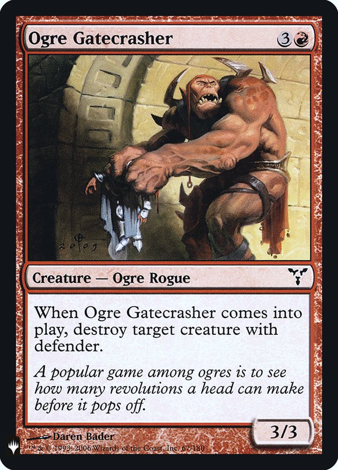 Ogre Gatecrasher [Mystery Booster] | Jomio and Rueliete's Cards and Comics